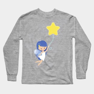 Stardust Fairy, Cute Fairy, Fairy With Balloon Long Sleeve T-Shirt